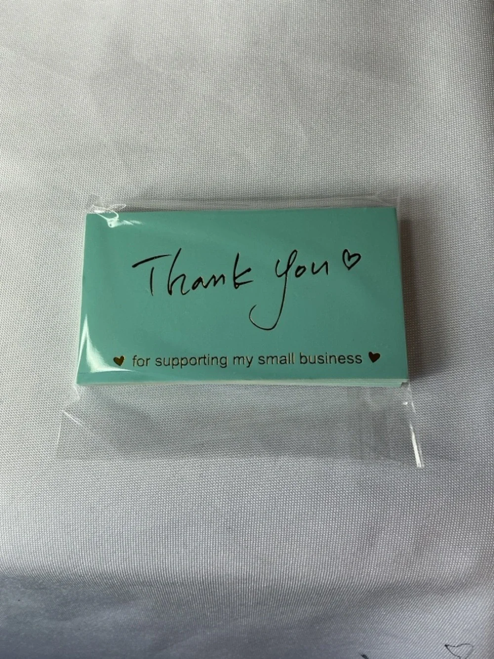 ★ 25 Teal Thank You Cards Small Business Thank You Notes